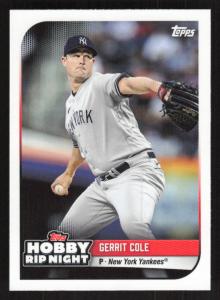 2024 Topps Gerrit Cole #19 Rip Night Card