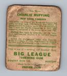 1933 Goudey Charlie Red Ruffing Baseball Card