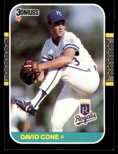 1987 Donruss David Cone Rookie Card #502