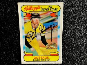 1978 Kellogg's Rich “GOOSE” Gossage Pirates Card