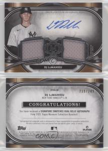 2021 Topps Museum Collection DJ LeMahieu Dual Relic