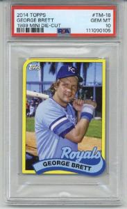 2014 Topps George Brett Die Cut #TM-18 PSA 10