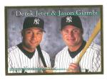 2002 Derek Jeter & Jason Giambi Gold Border Card
