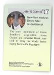 2002 Derek Jeter & Jason Giambi Gold Border Card