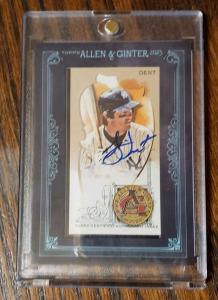 2023 Topps Allen & Ginter Bucky Dent Auto Mini