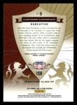 2014 Panini Hall of Fame Alexander Cartwright Card