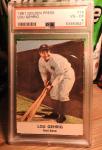 1961 Lou Gehrig Golden Press Hall of Fame Card