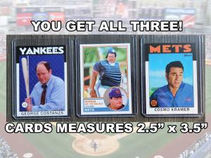 Seinfeld George Costanza & Kramer Baseball Card