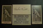 1916 Babe Ruth Rookie Promo Cards Set of 2
