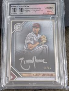 Randy Johnson 2023 Topps Museum Framed Auto 15/15