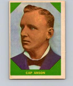 1960 Fleer Baseball #44 Cap Anson Card