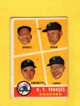 1960 Topps Yankees Coaches Bill Dickey & Frank Crosetti