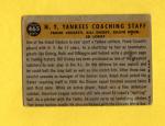 1960 Topps Yankees Coaches Bill Dickey & Frank Crosetti