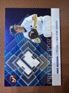 2002 Topps Pristine Mike Mussina Pinstripe Relic