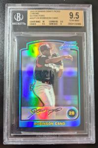 Robinson Cano 2003 Bowman Chrome Refractor BGS 9.5