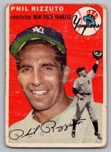 1954 Topps Phil Rizzuto Yankees Card #17