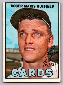 1967 Topps Roger Maris Cardinals Baseball Card