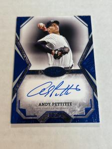 2025 Topps Tier One Andy Pettitte Auto 3/25