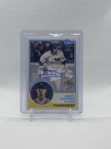 2024 Topps Archives Brett Gardner Auto Card