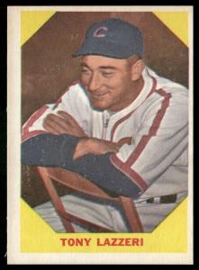 1960 Fleer Baseball Greats Tony Lazzeri Card