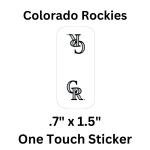 MLB One Touch Stickers - 45 Team Vinyls