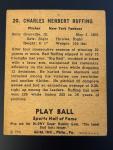 1941 Play Ball Red Ruffing Card #20