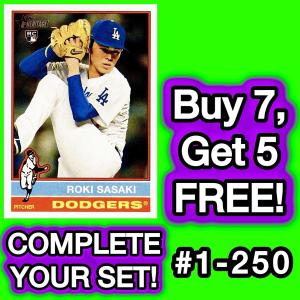 Topps Heritage 2025 Baseball Singles - U-Pick!