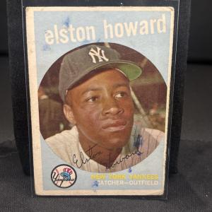 Elston Howard 1959 Topps #395 Yankees Card