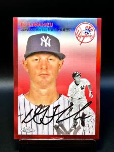 2023 Topps Chrome DJ LeMahieu RED REFRACTOR /5