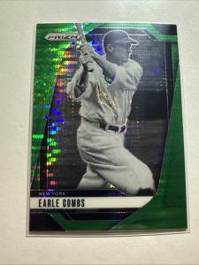 2025 Panini Prizm Earle Combs Green Pulsar