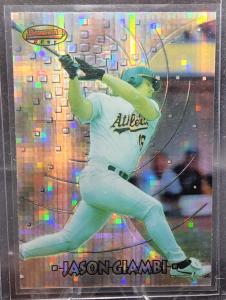 1997 Bowman's Best Jason Giambi #87 Atomic Refractor