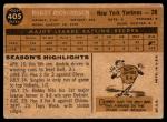 1960 Topps Bobby Richardson New York Yankees Card