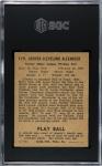 1940 Play Ball #119 Grover Cleveland Alexander Card