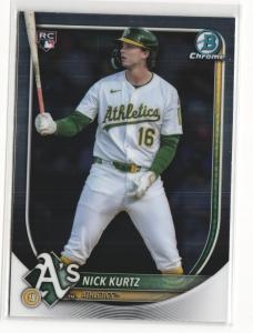 2025 Bowman Chrome Nick Kurtz Rookie Card #93