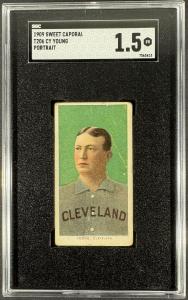 1909-11 T206 Cy Young Portrait Card SGC 1.5