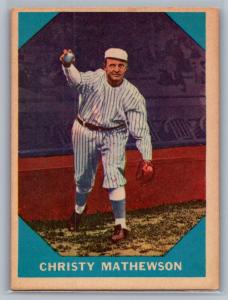 1960 Fleer Christy Mathewson Baseball Card #2