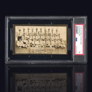 1913 Fatima T200 Washington Americans Sports Card