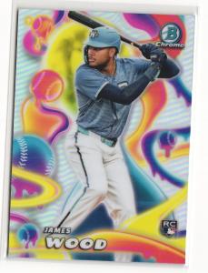2025 Bowman Chrome James Wood Washington Nationals Card