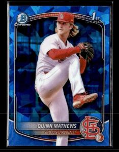2025 Bowman Sapphire #BCP-25 Quinn Mathews Card