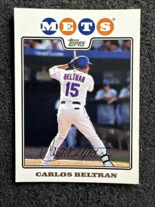 Carlos Beltran 2008 Topps #610 Baseball Card