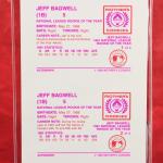 Jeff Bagwell Houston Astros 1992 Promo Card Set