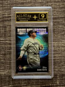 Babe Ruth 2012 Topps Prime Home Run Legends Card