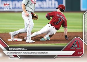 Corbin Carroll 30/30 MLB Topps NOW Card