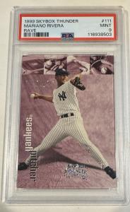 1999 Skybox Thunder Mariano Rivera #111 PSA 9