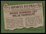 Willie Randolph 1976 Topps Baseball Card #592T