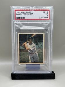 1951 Berk Ross Larry Yogi Berra Yankees Card
