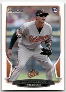 2013 Bowman Manny Machado #215 Orioles RC