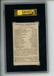 Eddie Collins 1922 American Caramel Card SGC 40