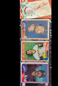 1981 Topps Holiday Rack Pack - HOF Stars