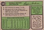 1974 Topps Reggie Jackson #130 A's Card